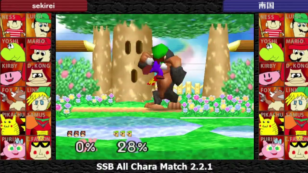 【ネトスマ】南国さんと12キャラ【SSB64】
