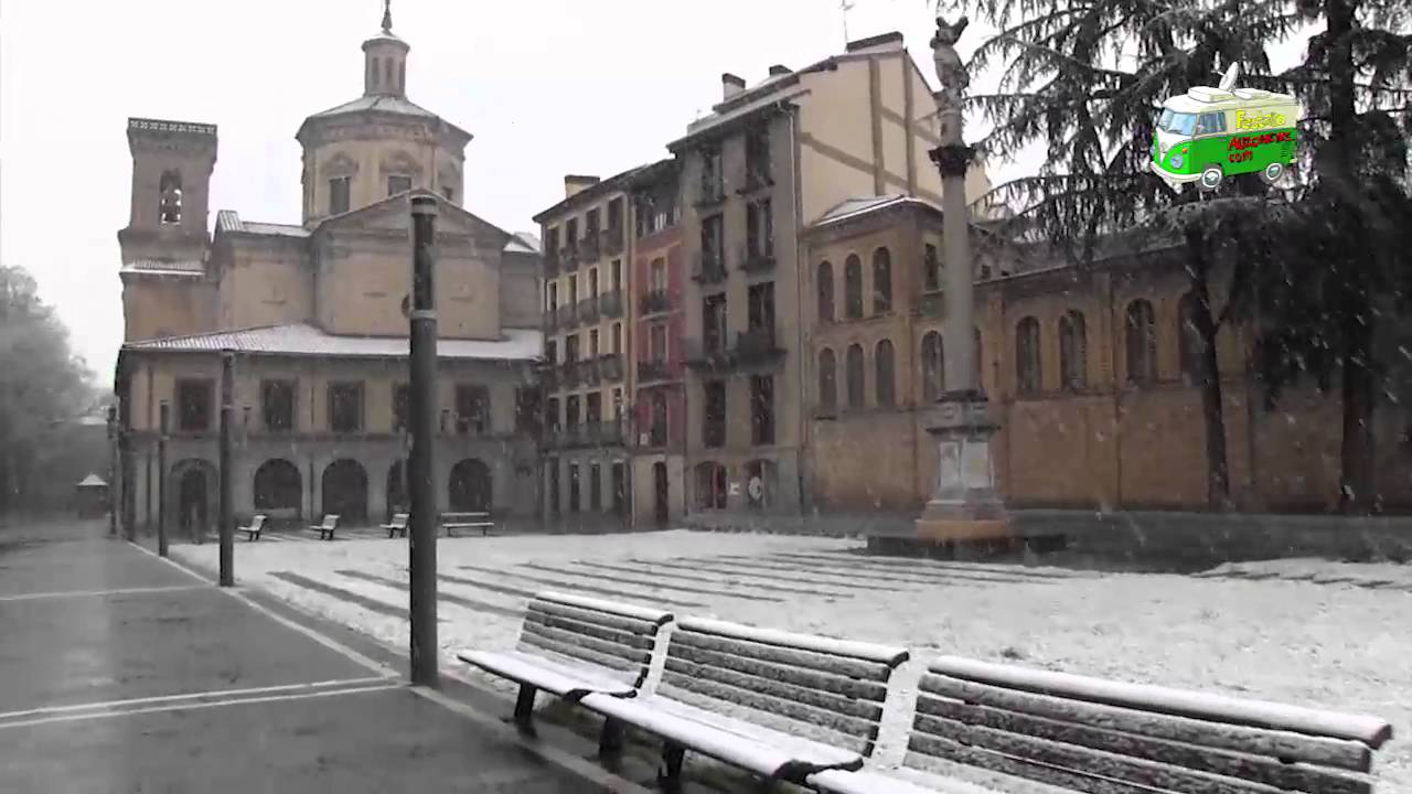 Gran Nevada en Pamplona. (Video Express)