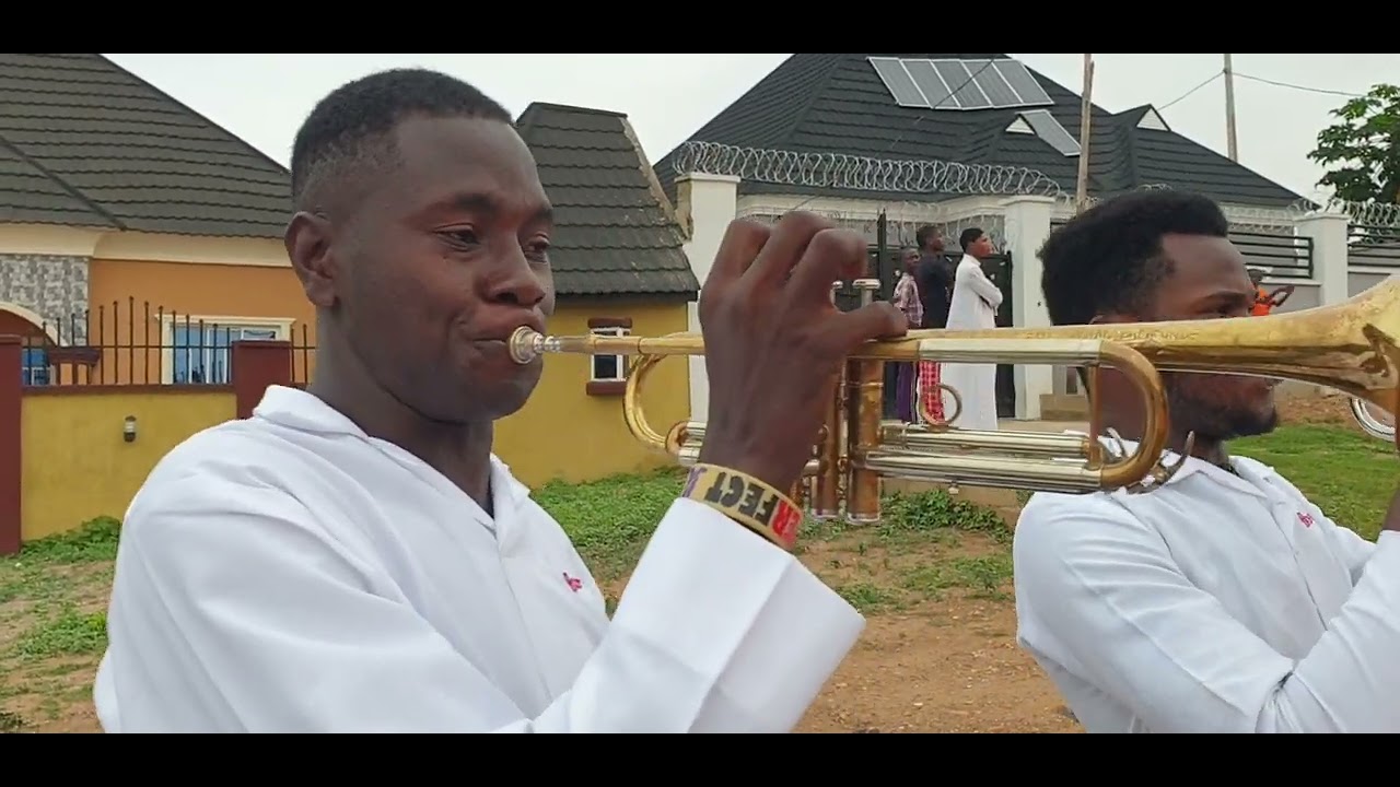 Harmony brass band at IBADAN with 350 Trumpeters praising God