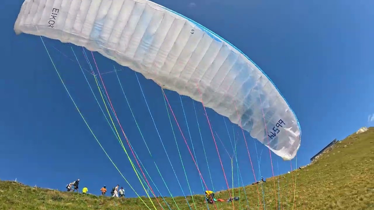 Hike and Fly Niesen (Paraglider Supair Eiko 2)