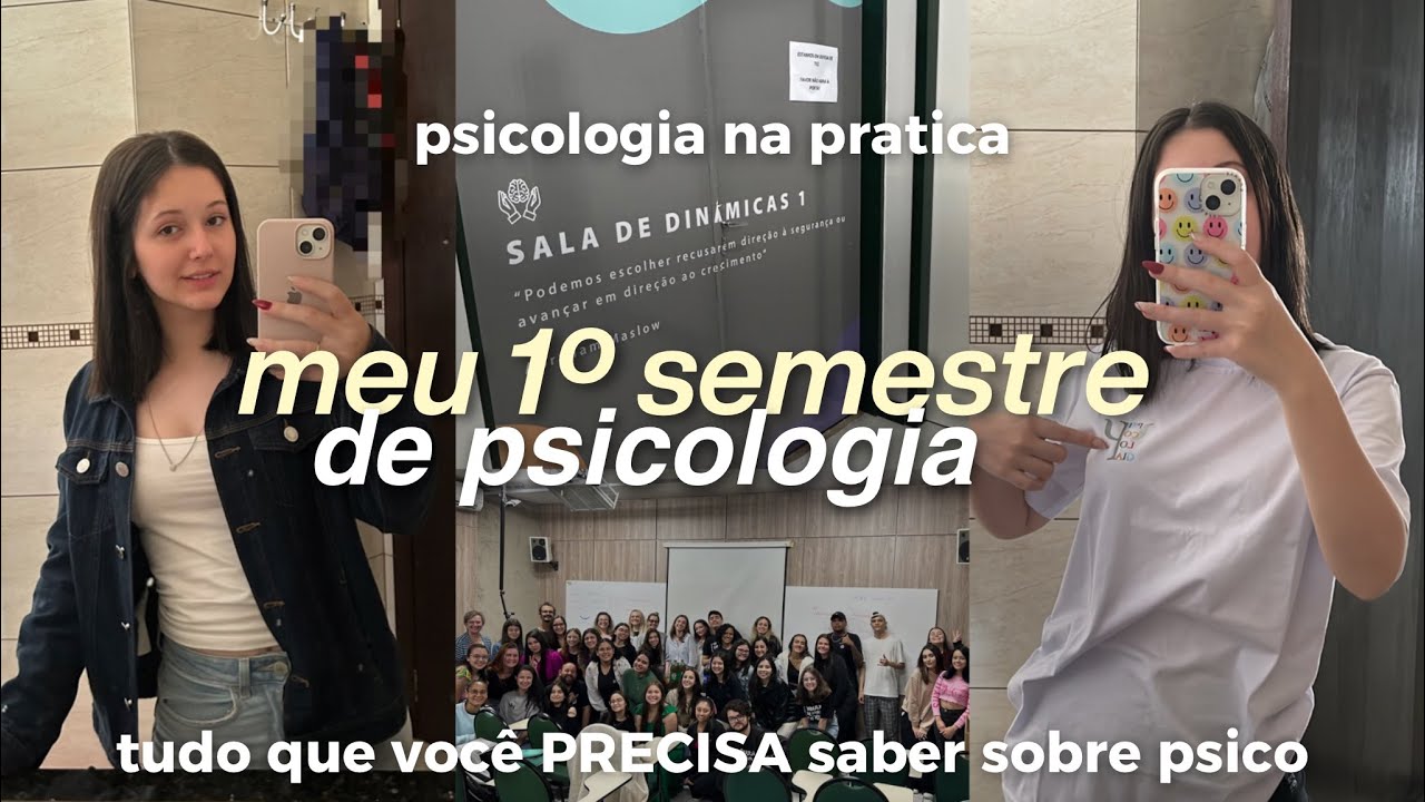 meu 1º semestre em PSICOLOGIA | como é ser acadêmico de psico? faculdade na pratica! curiosidades 🧠