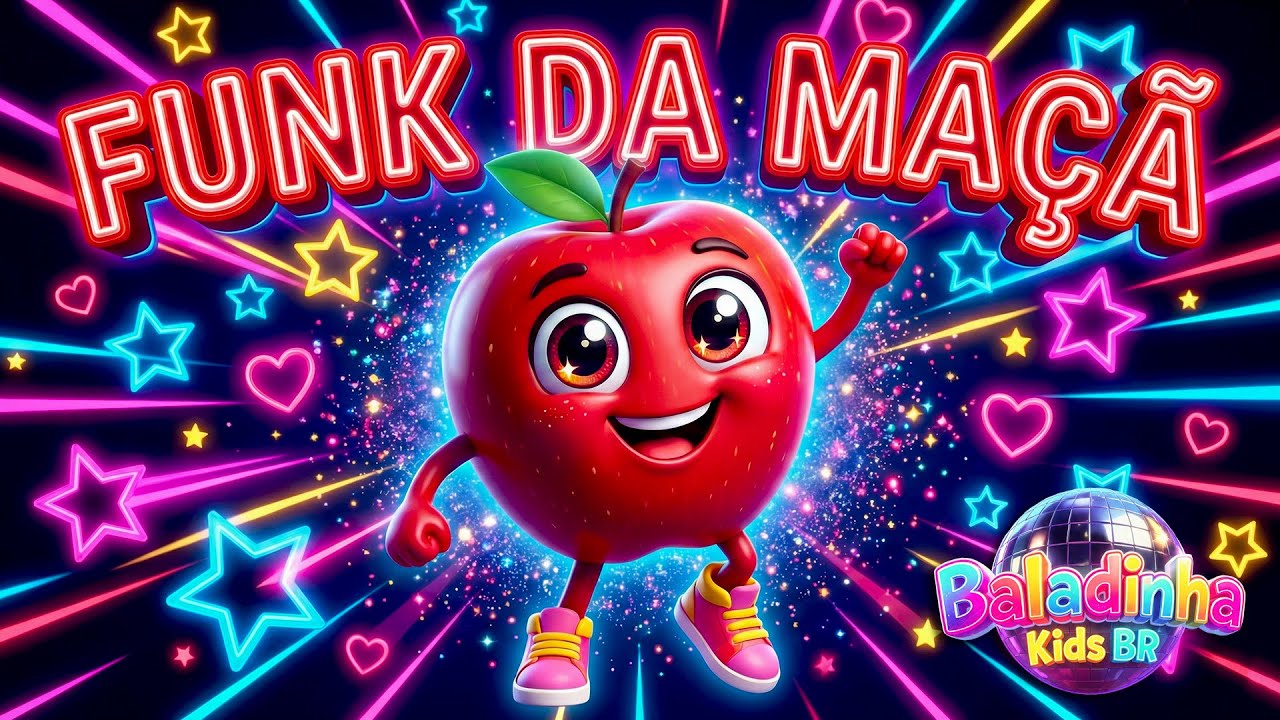 Vem Dançar o Funk da Maçã 🍎! Música Infantil Super Divertida