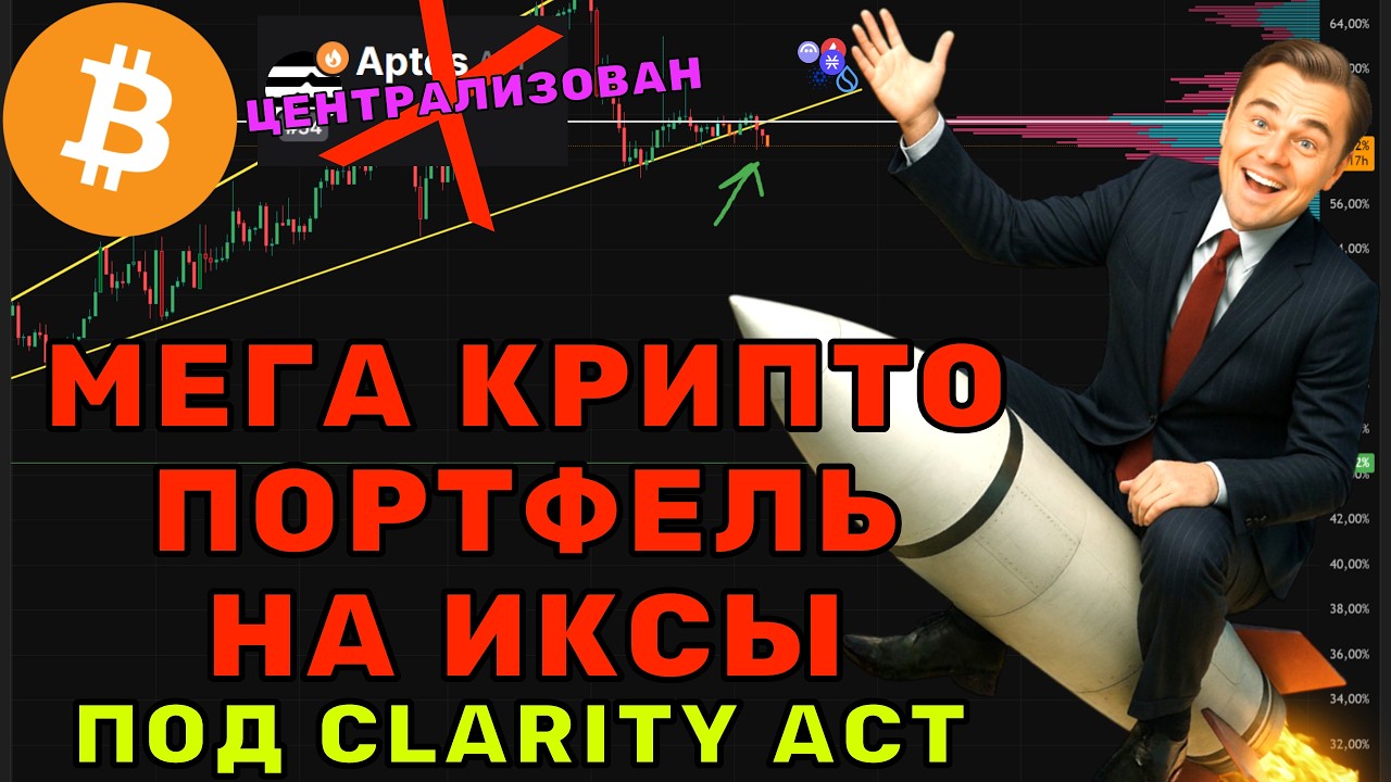 МЕГА АЛЬТКОИН ПОРТФЕЛЬ ПОД CLARITY ACT! 🚀 СЕНАТ ЗАЯВИЛ: АКТ ПРИМУТ СКОРО! ТОП-6 МОНЕТ