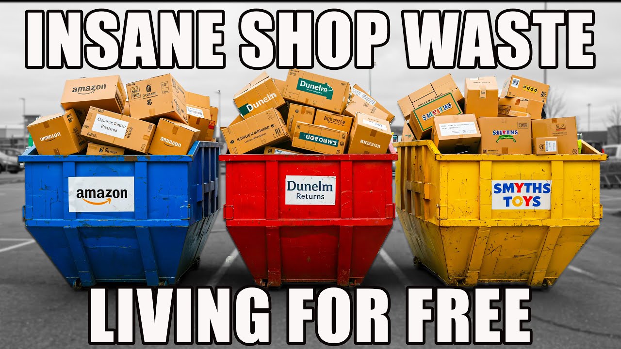 Dumpster Diving for Hidden Treasures! UK RETAIL PARKS