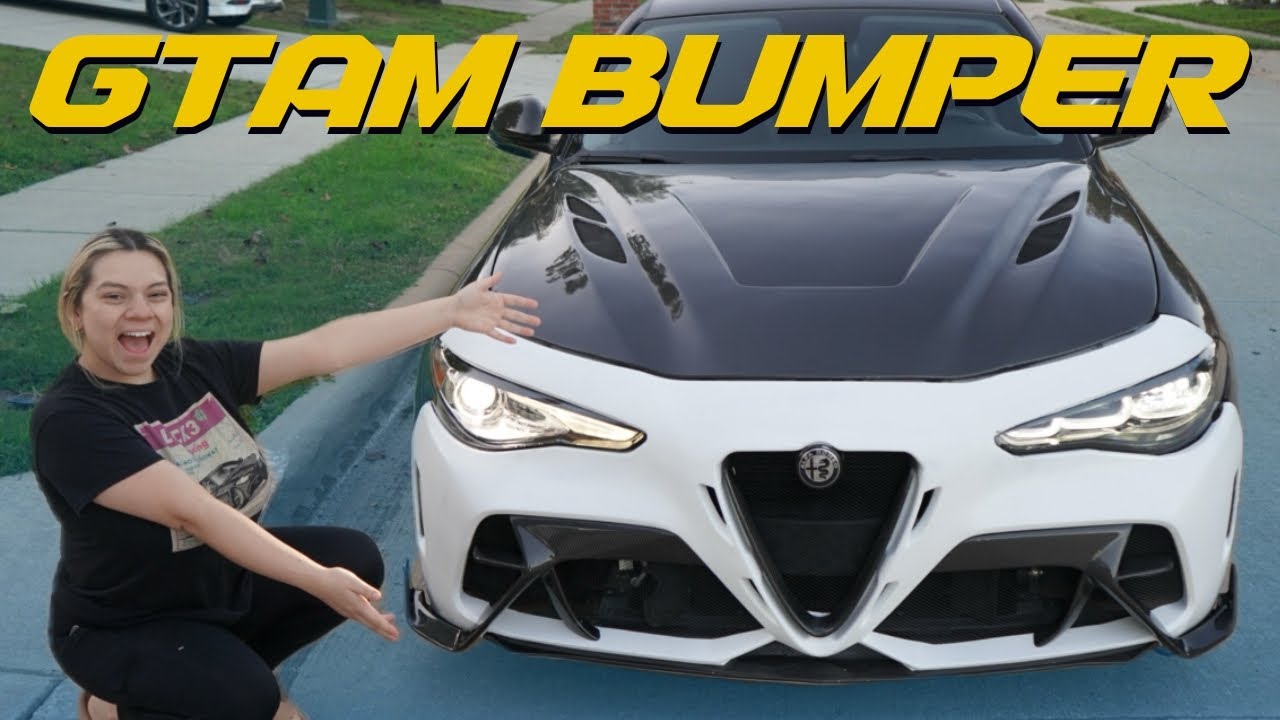 Alfa Romeo Giulia GTAm: Передний бампер!!