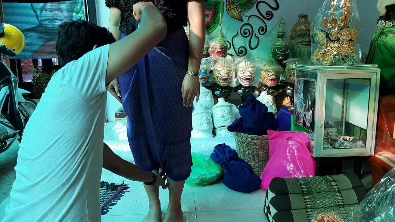 របៀបស្លៀកសំពតអប្សរា