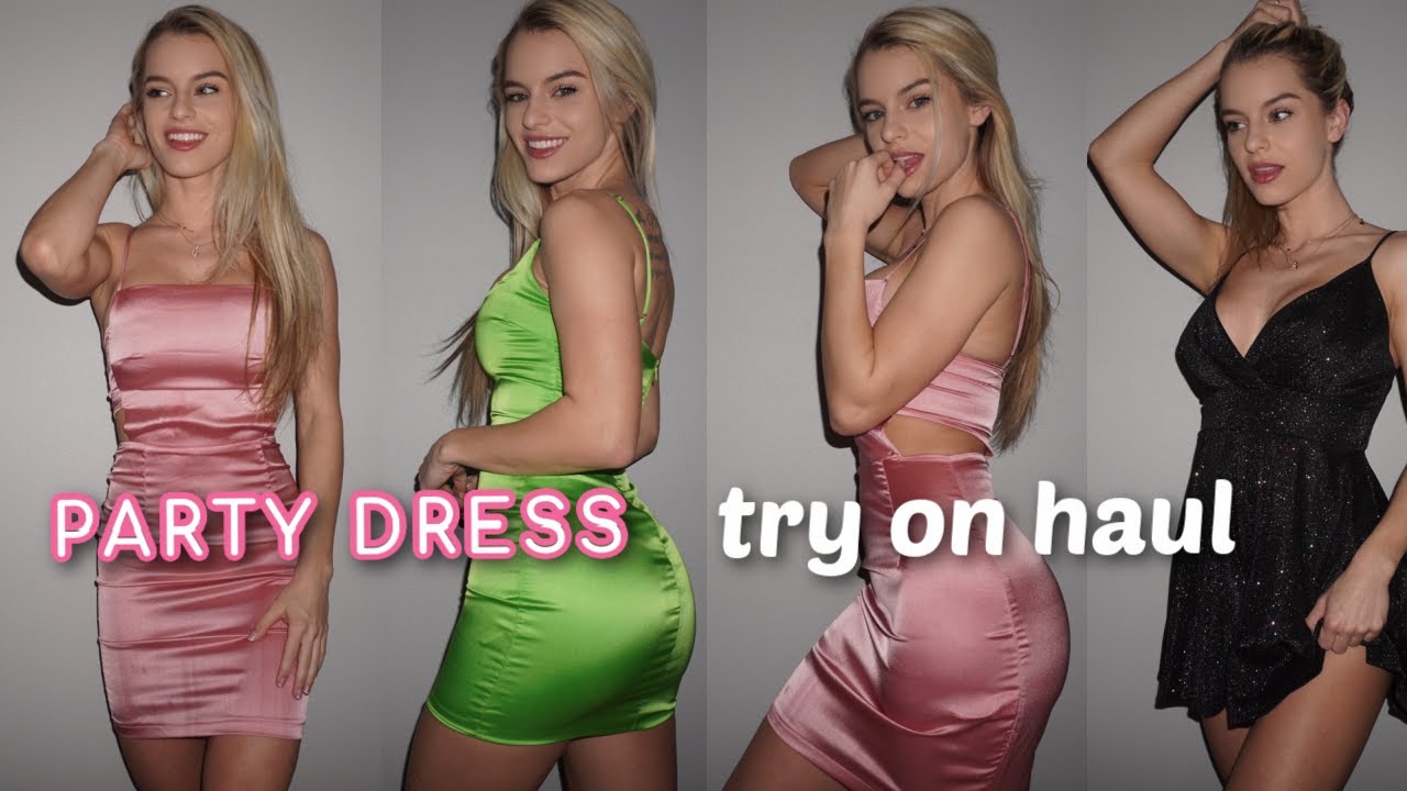 Going Out Party Dress Try on Haul //