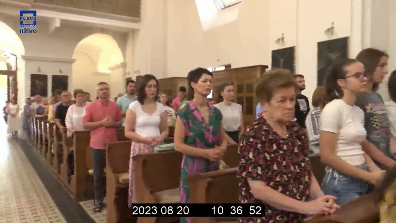 misa iz Župe Sv. Euzebija i Poliona  - Vinkovci 20.08.2023.