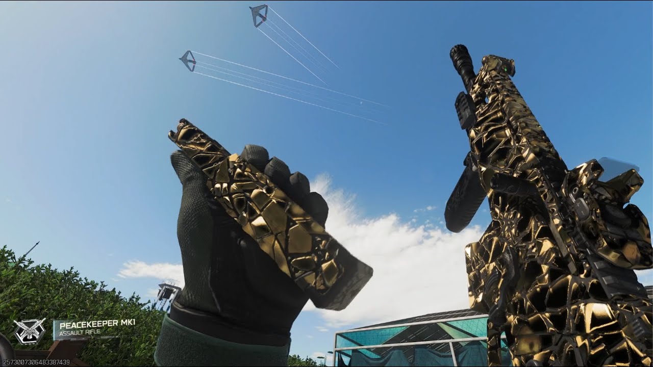 I got the peacekeeper gold and almost lost my mind...