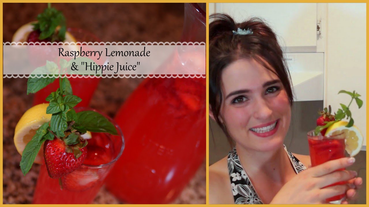 How to Make Raspberry Lemonade & 
