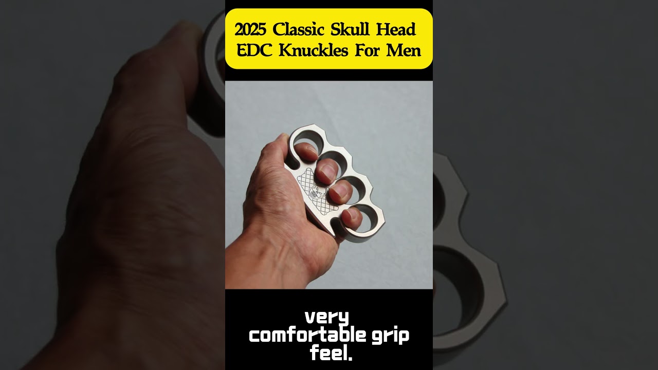 2025 Newest Classic Skull Head EDC Knuckles For Men