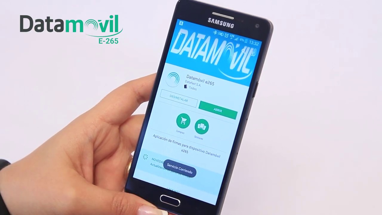 Datamóvil E265 - Descargar panel de firma