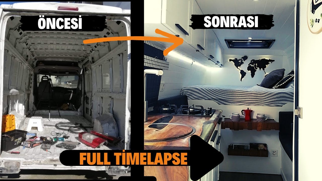 10 DAKİKADA KARAVAN YAPIMI | Timelapse | Hızlandırılmış Karavan Yapımı | Karavan Yapımı | #karavan