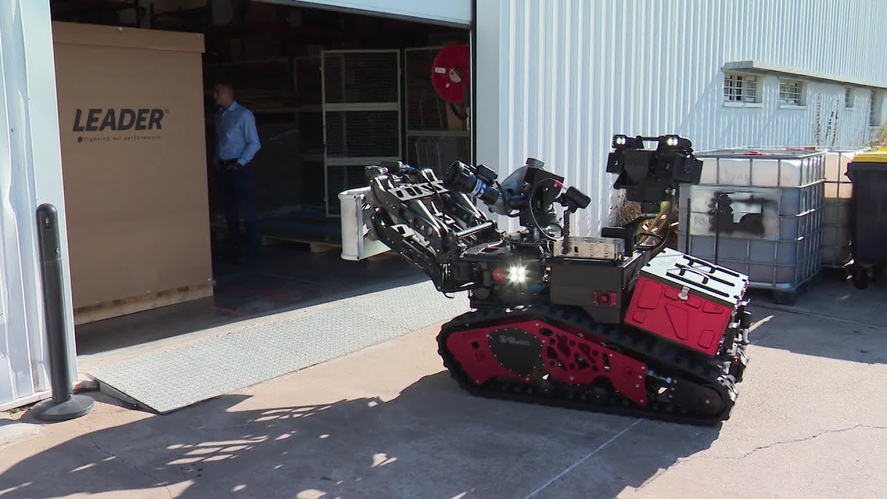 Le robot Colossus de Shark Robotics signe un partenariat avec la Fédération nationale des pompiers