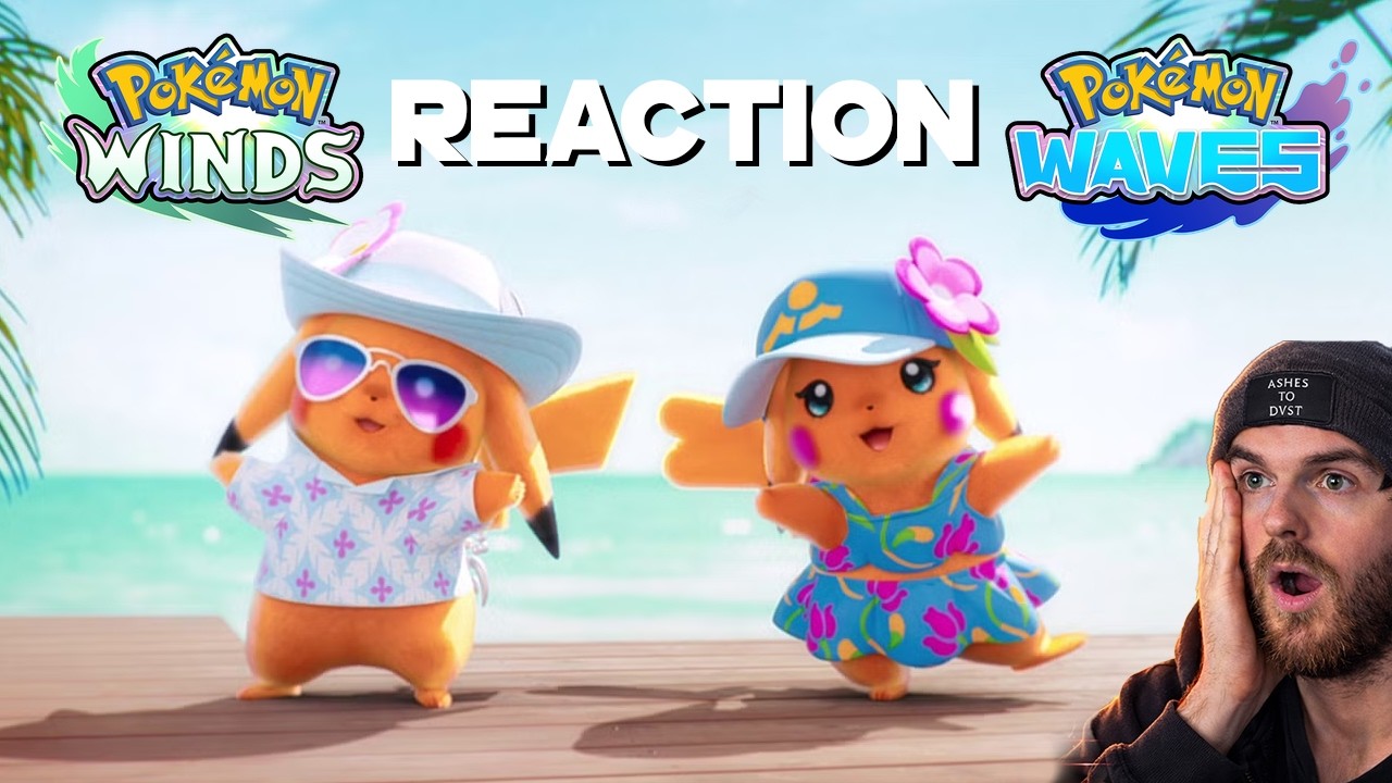 These Graphics look INSANE!! Pok&eacute;mon Winds & Waves Trailer Reaction