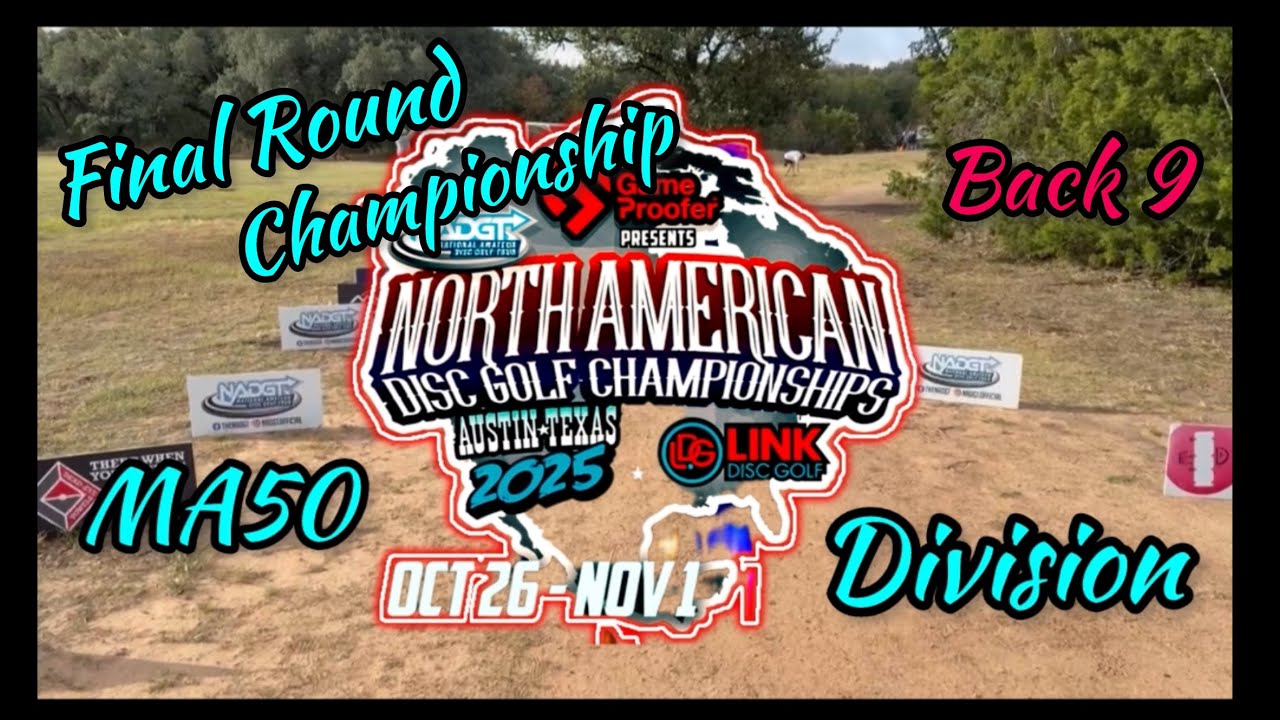 NADGT MA50 Championship Final Round Lead Card Back 9