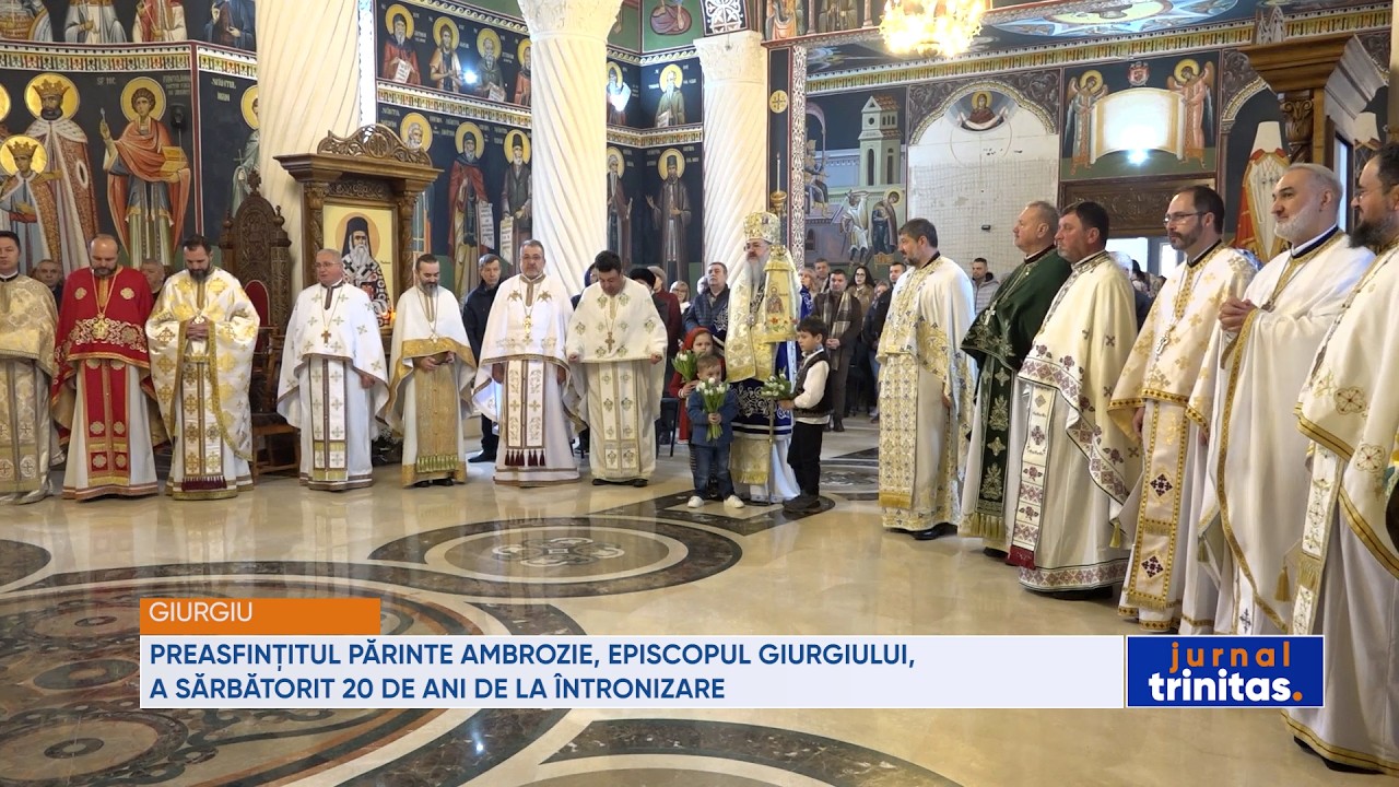 20 de ani de la &icirc;ntronizarea Preasfințitului Părinte Ambrozie, Episcopul Giurgiului