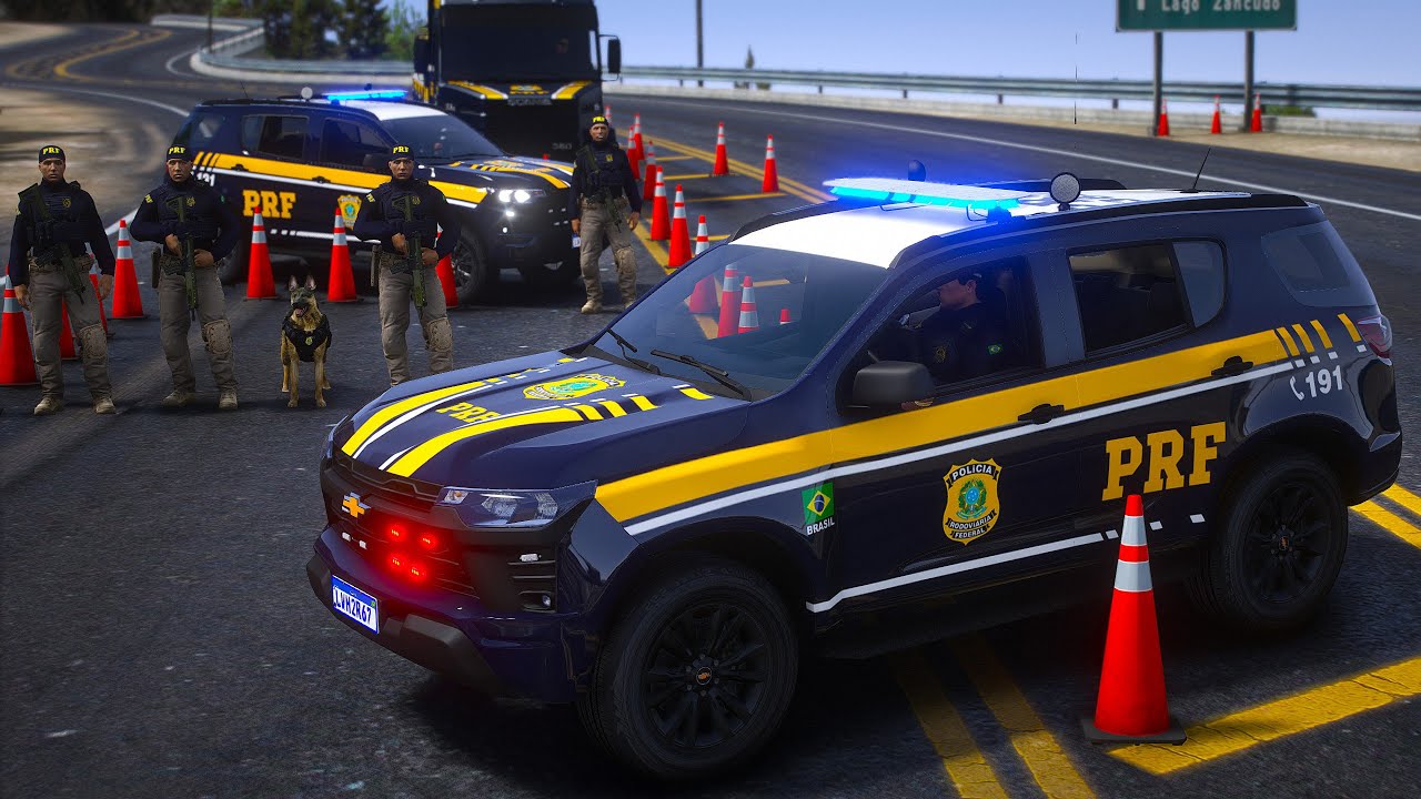 PRF CONTRA O CRIME: APREENSÕES e ABORDAGENS | GTA 5 POLICIAL