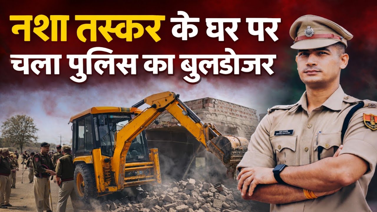 अवैध कारोबार से बनाए मकानों पर चलेगा पुलिस का बुलडोजर | Nagaur Police | NDPS | Khimsar | IPS Mridul 