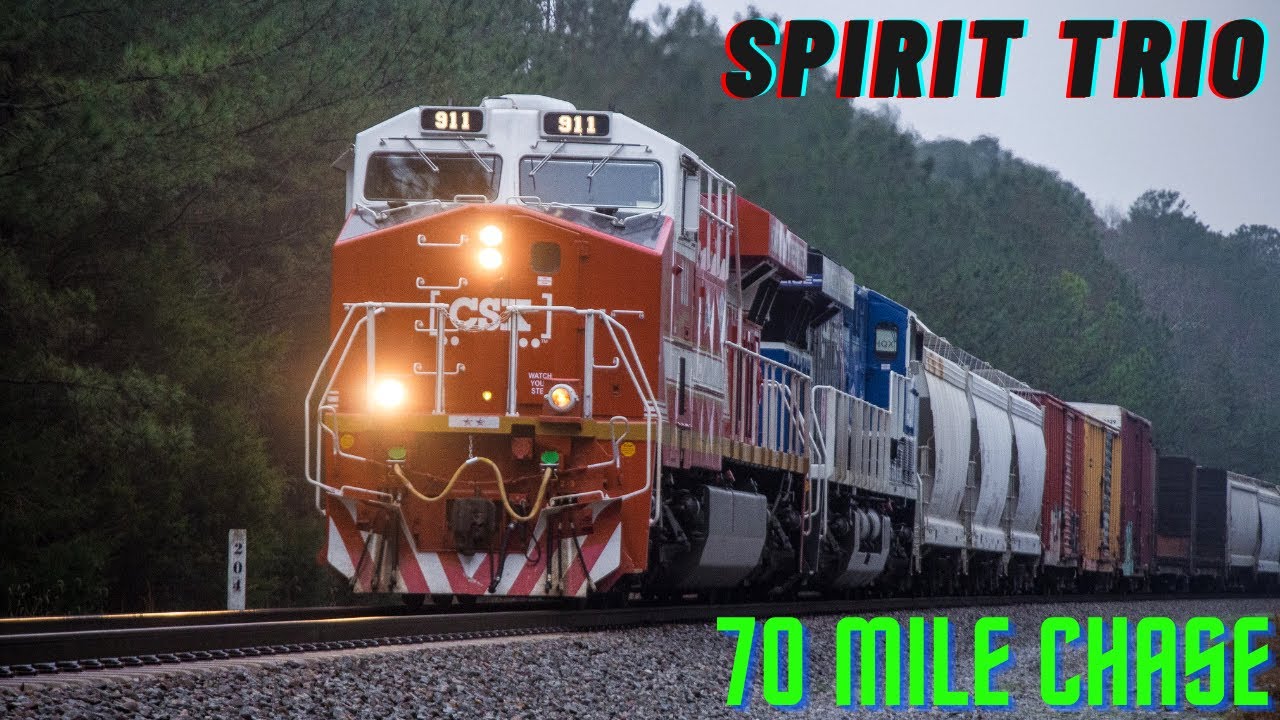 Chasing The Spirit Trio On Q410-14: CSX 911, CSX 3194, & CSX 1776 With Killer RS5T And Friendly Crew