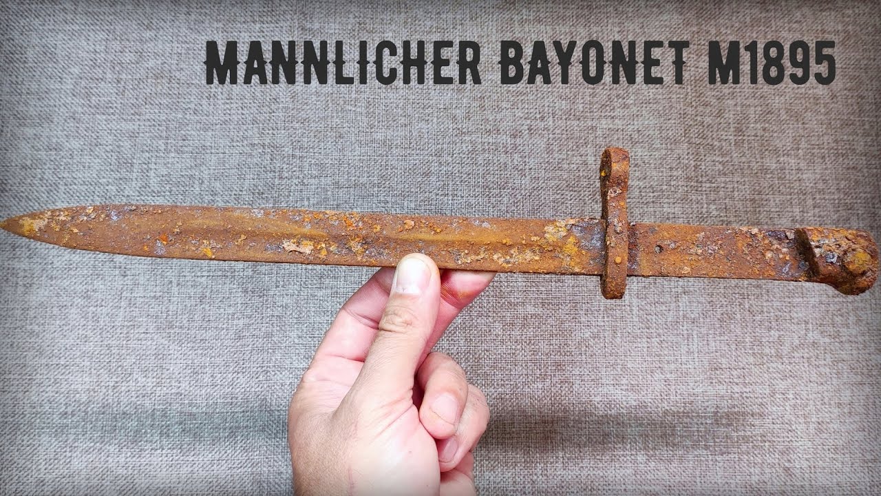 I restored 130-years-old Mannlicher M1895 bayonet