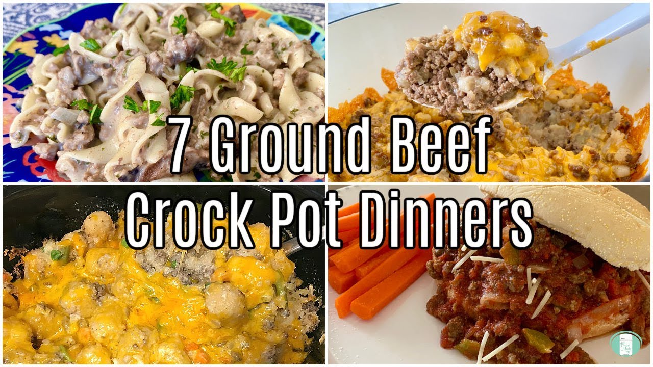 Ground Beef Slow Cooker Freezer Meals