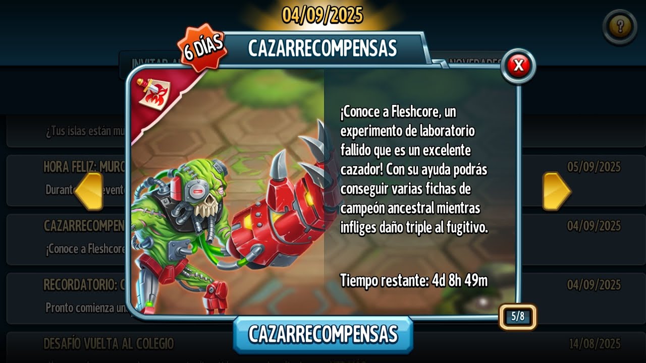 BOUNTY HUNT DE FLESHCORE 🧟‍♀️ (Equipos+Consejos+Combates+Tienda) 