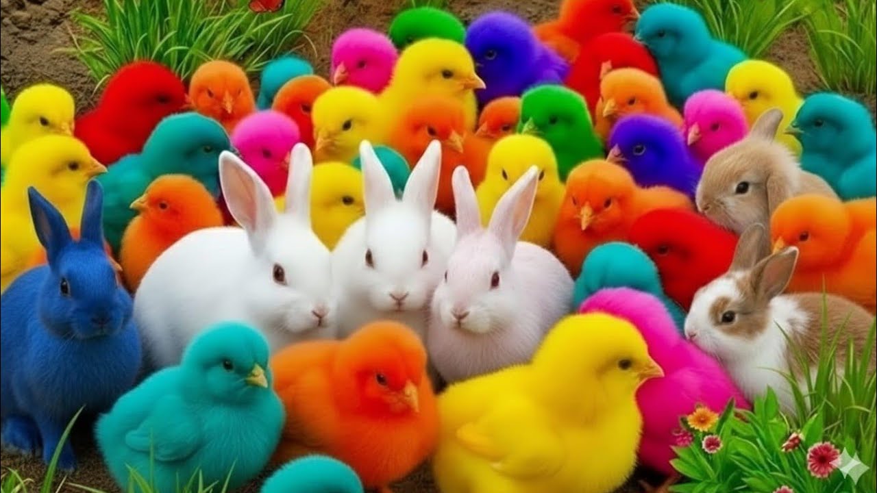 Tangkap Ayam Lucu, Ayam Warna Warni, Ayam Rainbow Gokil, Kelinci, Kucing Lucu, Bebek, Hewan Lucu