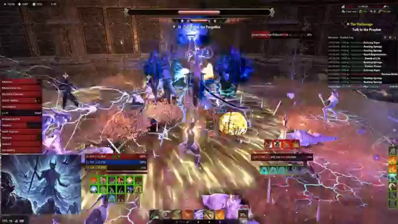 ESO - Thieves Guild PTS - vet Maw of Lorkhaj, 1st Boss, 12man Trial