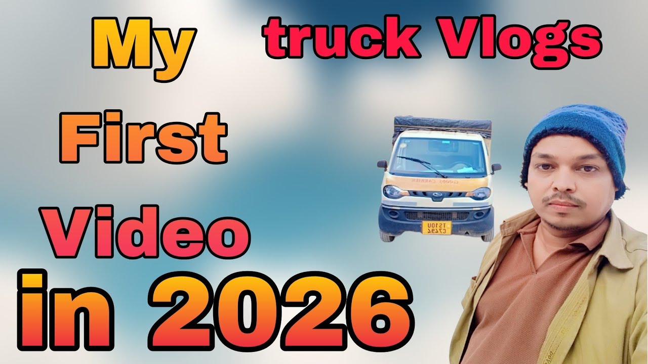 First Video in 2026 truck Vlogs in Telugu తెలుగు 
