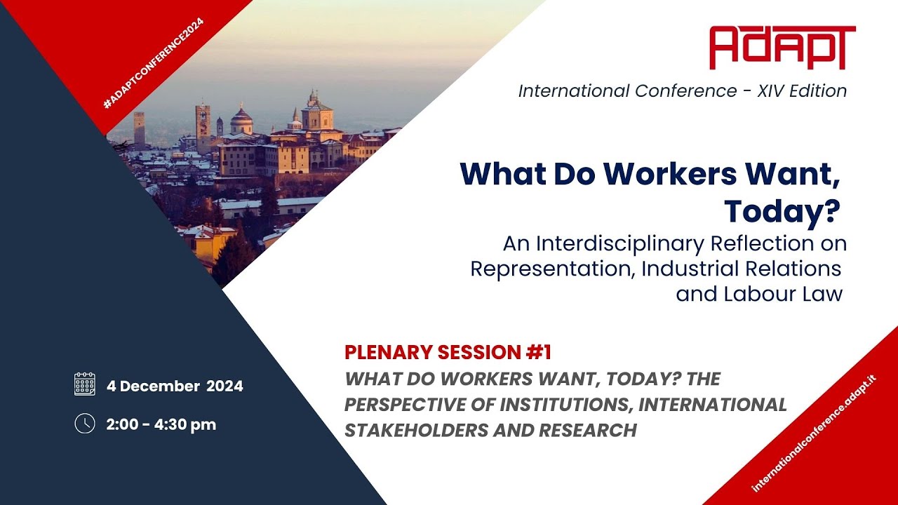 #ADAPTConference2024 - Plenary Session 1 - WHAT DO WORKERS WANT, TODAY?