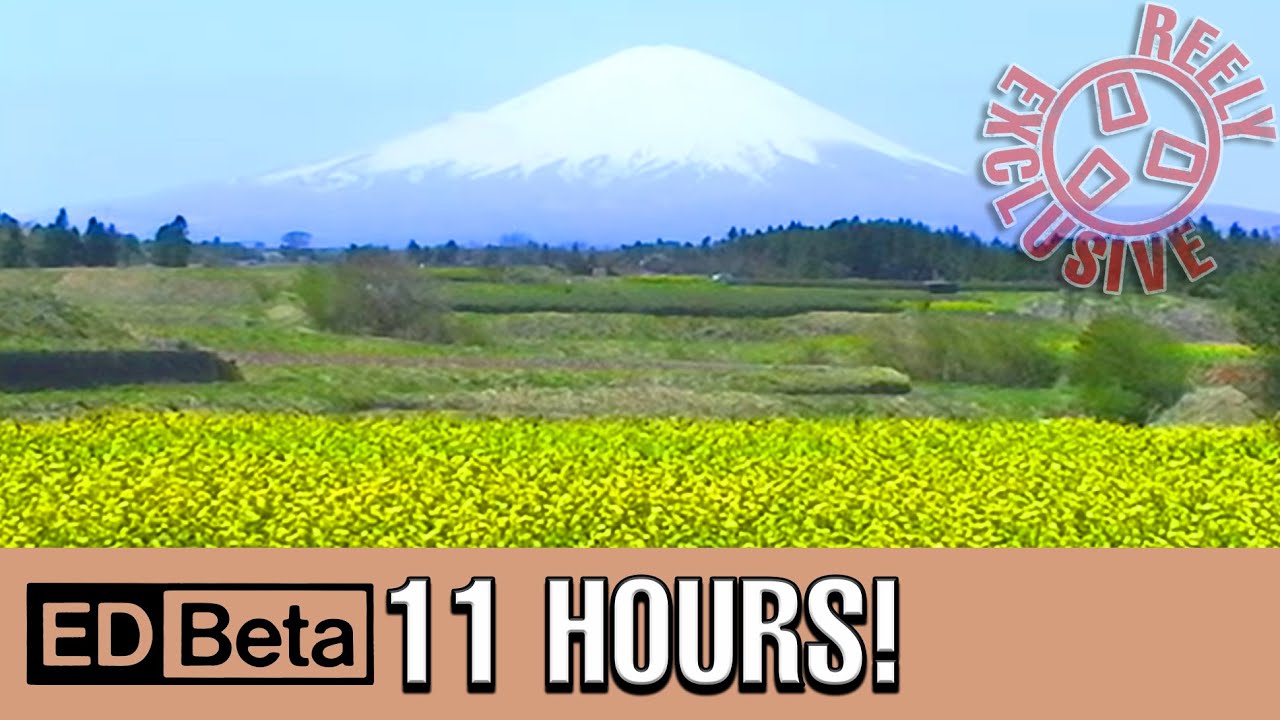 Four Seasons of Mt. Fuji, Japan in 1990 (High Quality 4K Upscaled ED Betamax Footage)