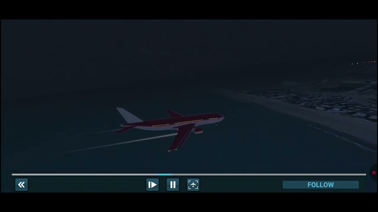 Flight Ted Striker Airlines AIRBUS A300  SIMPLE LANDING  yekaterinburg   🛬   Mumbai