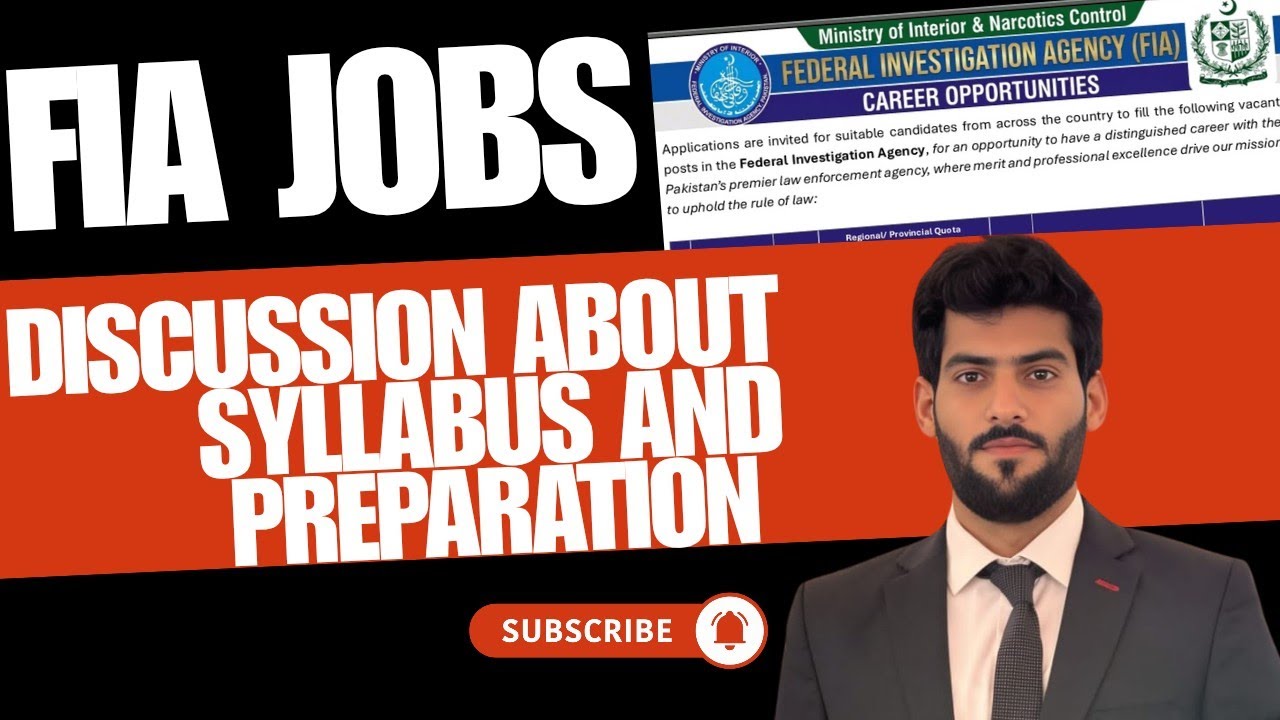 FIA jobs 2026 | FIA jobs preparation | FIA jobs test preparation | prime academy 