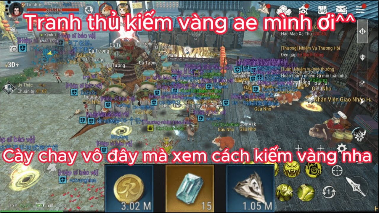 SILKROAD MOBILE : Huyền Thoại Lữ Khách : Hướng Dẫn Làm Nghề SROM - Cách Kiếm Vàng Cho Nạp ít