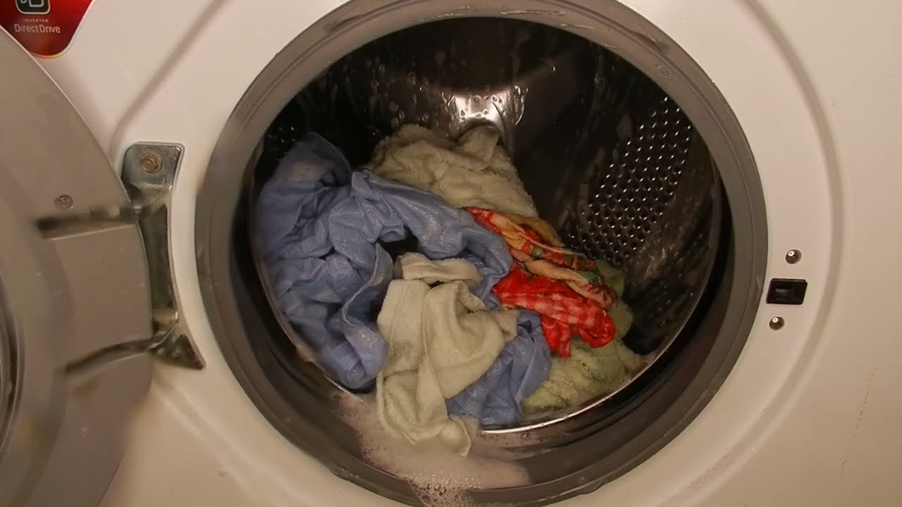 Wash white laundry on a secret mode on the Lg washing machine