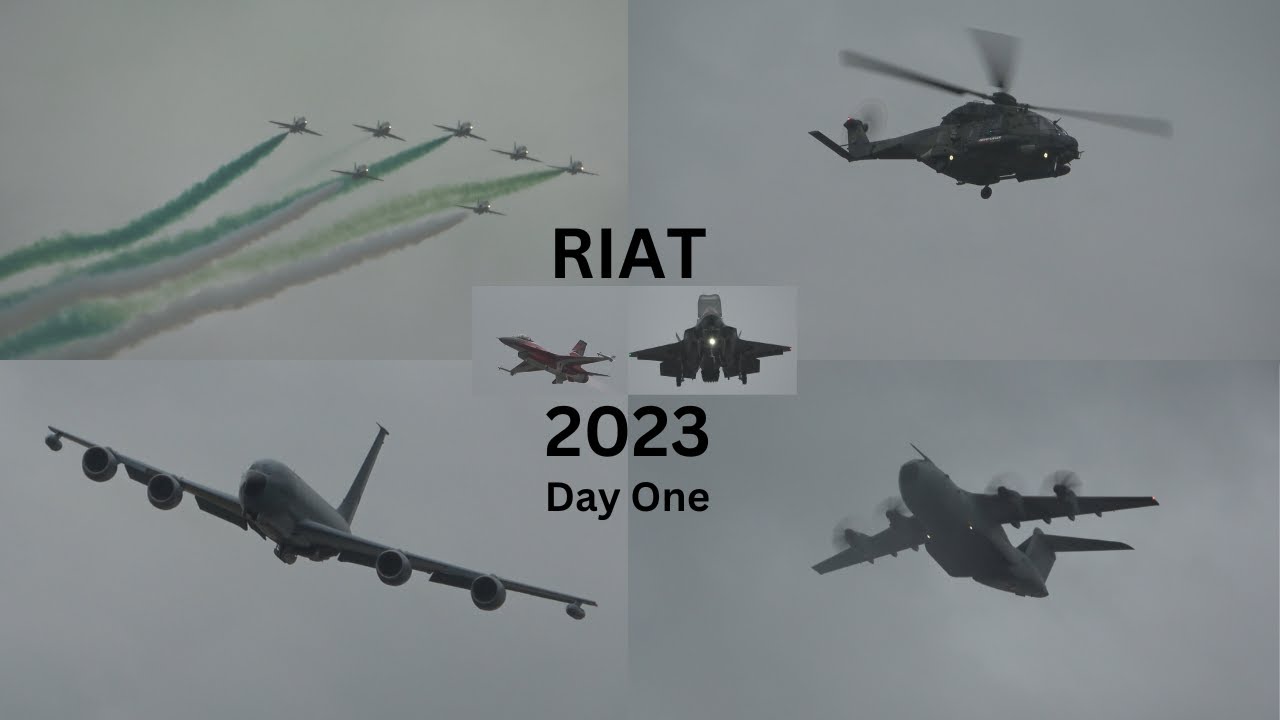 Royal International Air Tattoo (RIAT) | Day One | Flying Displays (4K)