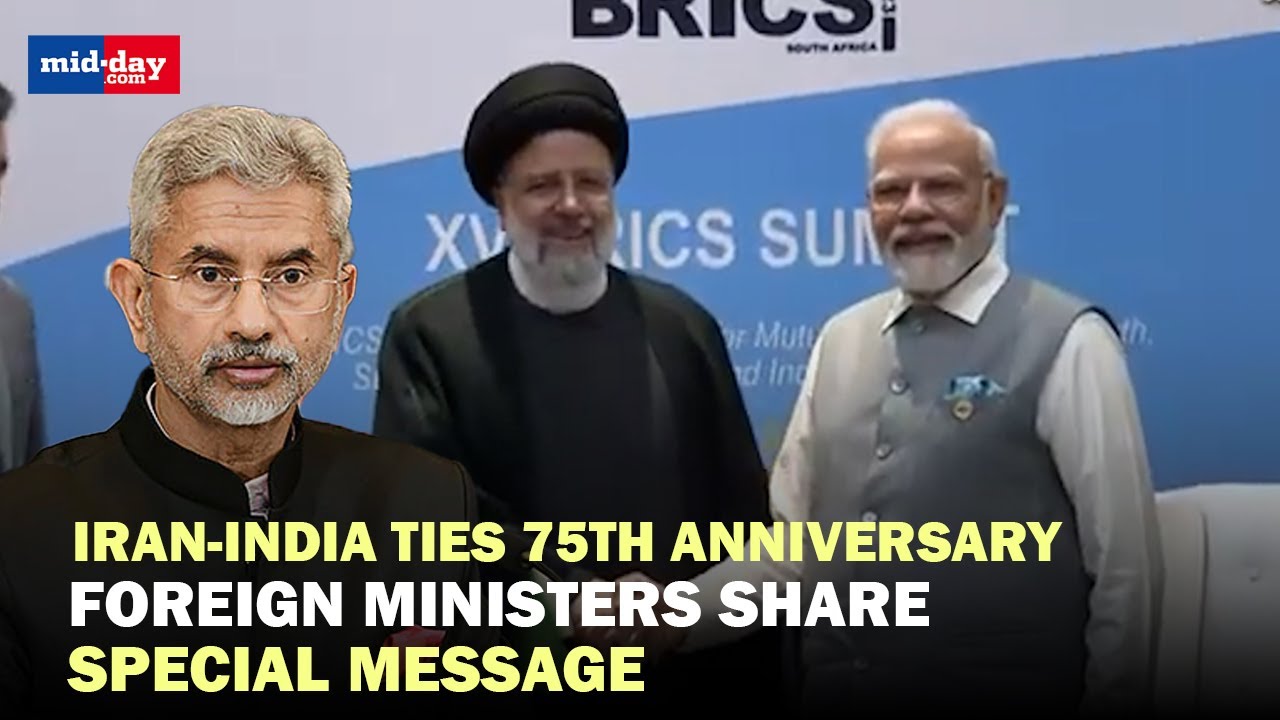 India-Iran 75th anniversary: Foreign ministers share warm messages of friendship