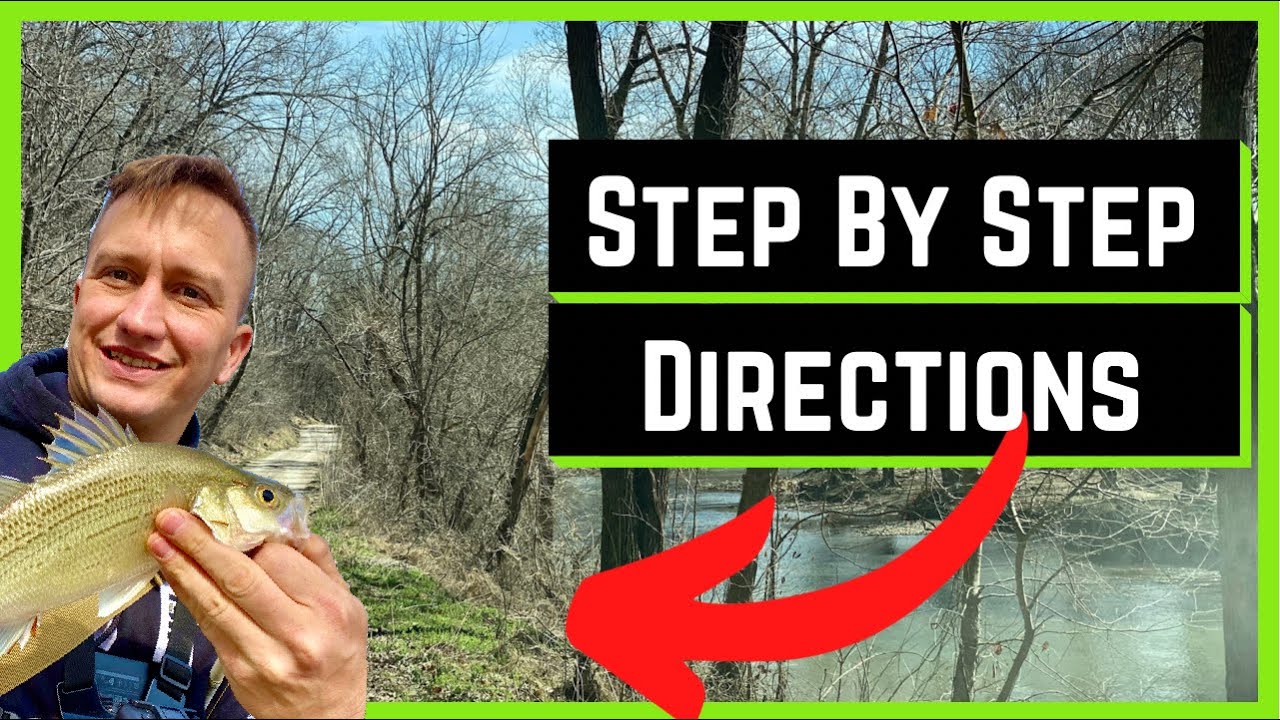SALT RIVER WHITE BASS RUN DIRECTIONS- Step By Step Directions to River Rd.
