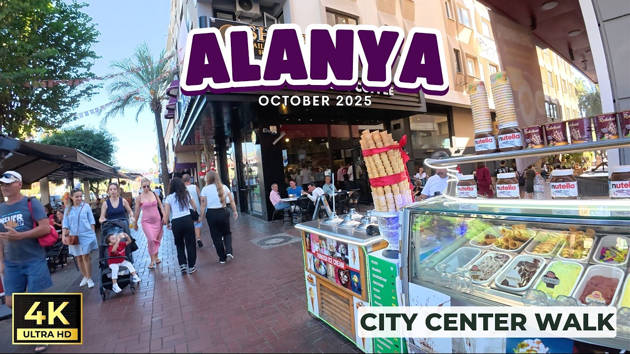 Alanya City Center Walking Tour | Antalya Turkey | October 29, 2025 [4K HD]