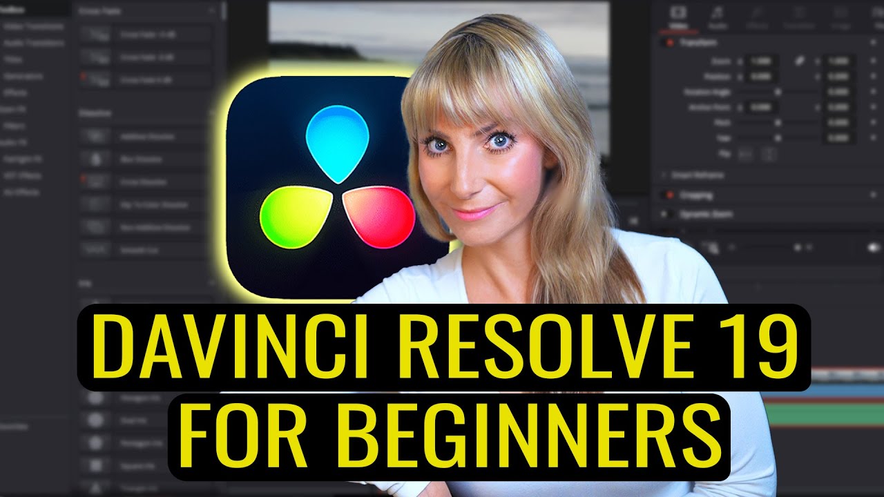 КРАШ-КУРС DaVinci Resolve 19 для начинающих (БЕСПЛАТНАЯ ВЕРСИЯ) Узнайте, как быстро редактировать видео