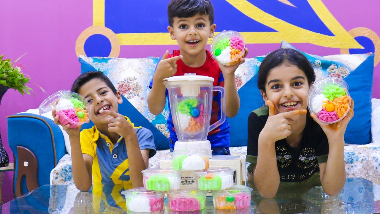 عصير الايس كريم !! Ice cream juice