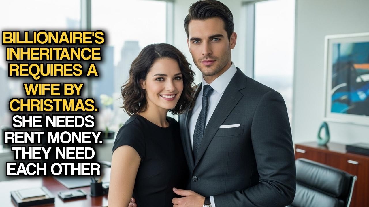 Billionaire's Inheritance Requires a Wife by Christmas. She Needs Rent Money. They Need Each Other