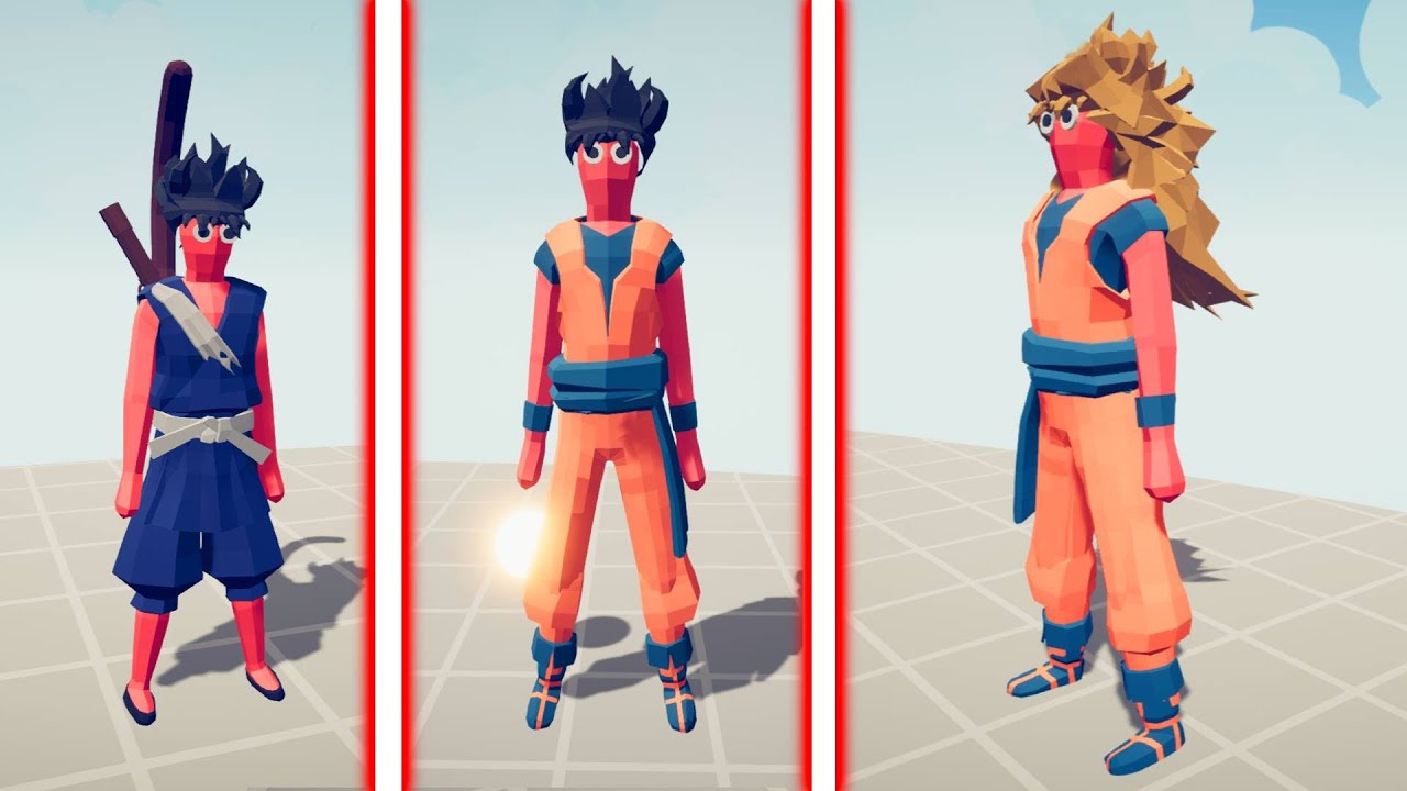 EVOLUTION OF SON GOKU | Totally Accurate Battle Simulator TABS