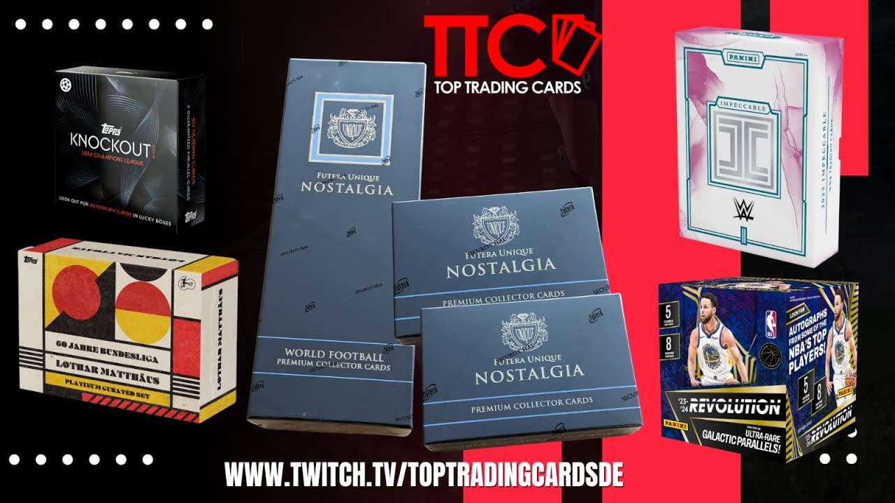 TTC BOX BREAK STREAM ⚽ 🔥🔥 WWE IMPECCABLE + FUTERA NOSTALGIA + TOPPS SOCCER | join our Breaks ⬇⬇⬇⬇