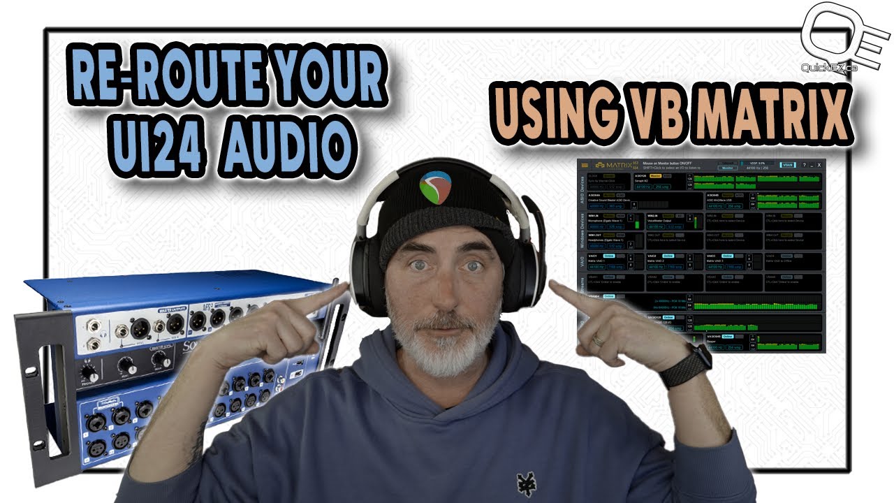 ПЕРЕНАПРАВЬТЕ ЗВУК UI24 С ПОМОЩЬЮ VB MATRIX — ПК
