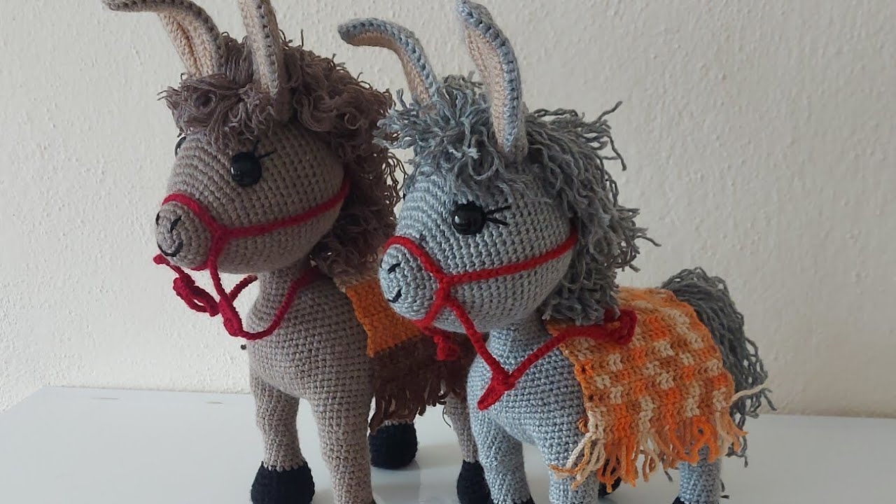 Amigurumi Eşek yapımı 25 30 cm 1.Bölüm