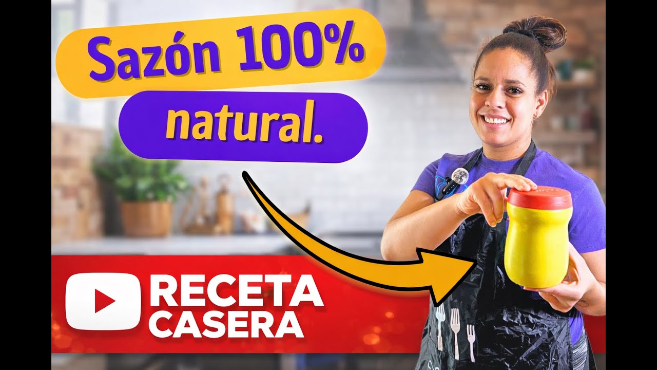 Mira como se  prepara un buen sazón dominicano,100% natural.
