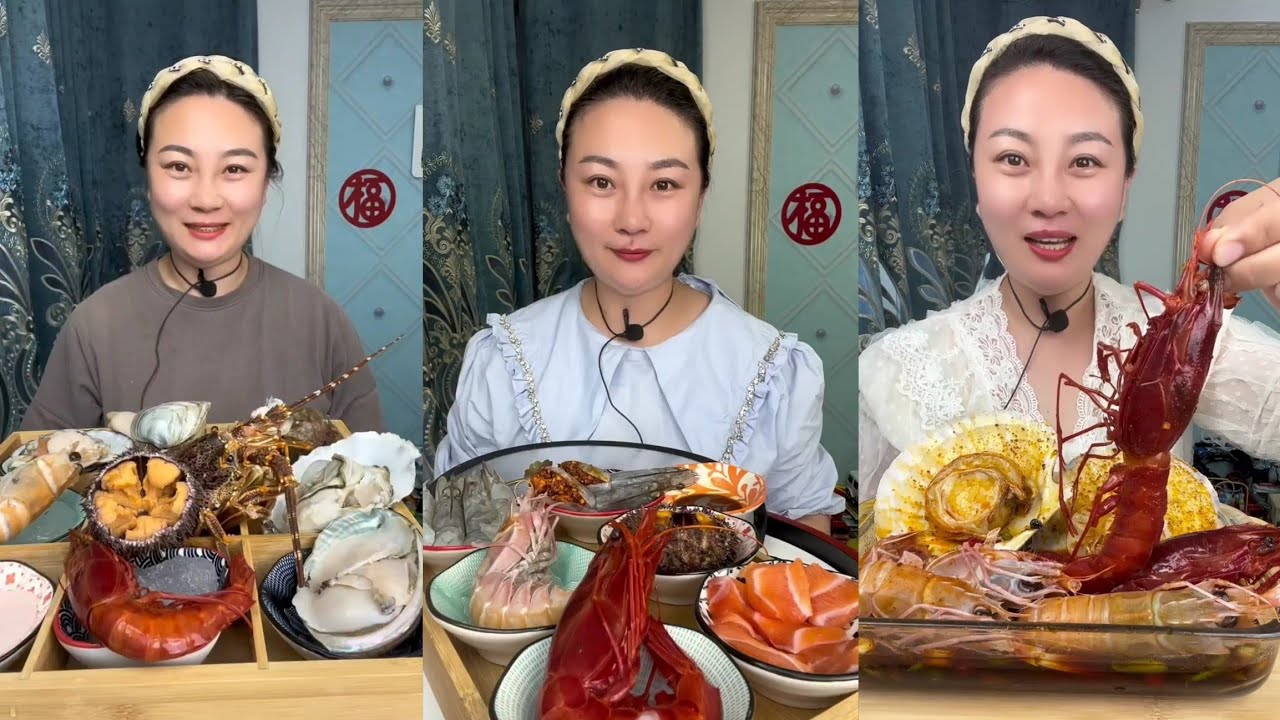 Yummy #131 { Seafood 🦐, 🦪, 🐙🤤 🦐🦐. Shrimp  🦐 🦐 Oyster 🦪🦪 ...#mukbang #seafood #yummyshow