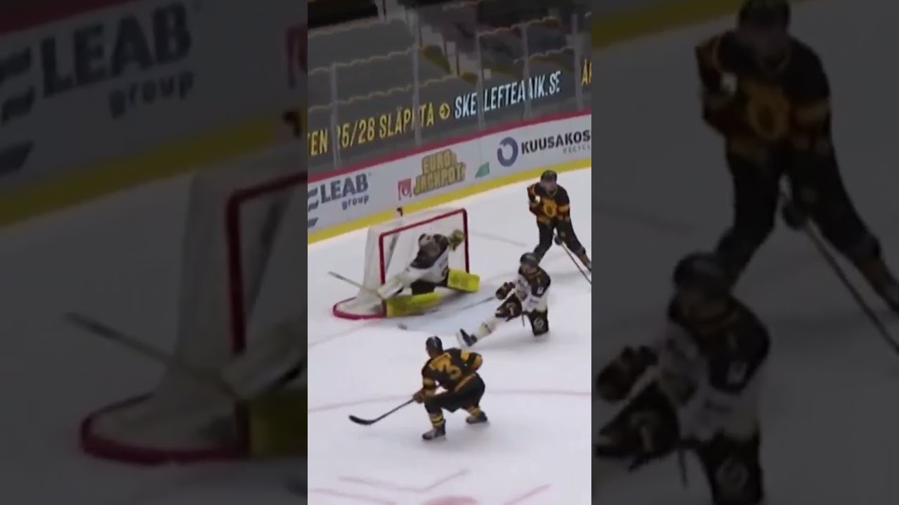 Viktor Grahn (Skellefteå AIK) mål mot Oulun Kärpät (